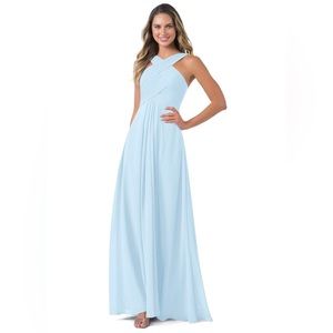 Azazie Kaleigh Bridesmaid Dress - Sky Blue